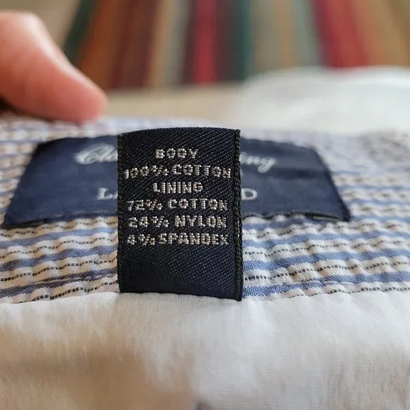 NWOT Lands's End Seersucker pencil skirt 4 - Picture 4 of 5